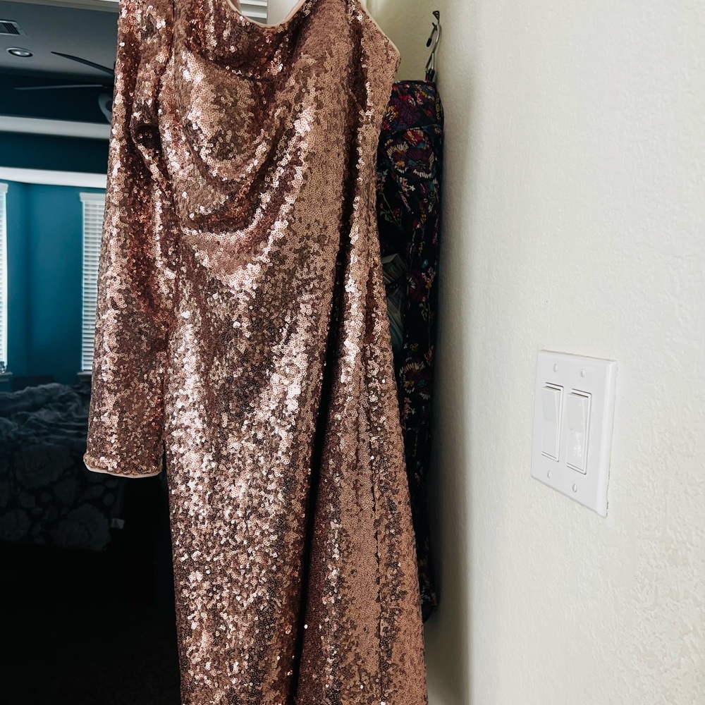 Night way one shoulder party wear dress
